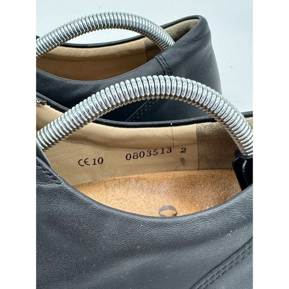 Finn Comfort‎ Shoes Mens 10 Black Oxford Leather Lace Up Round Toe Work Comfort main image 7